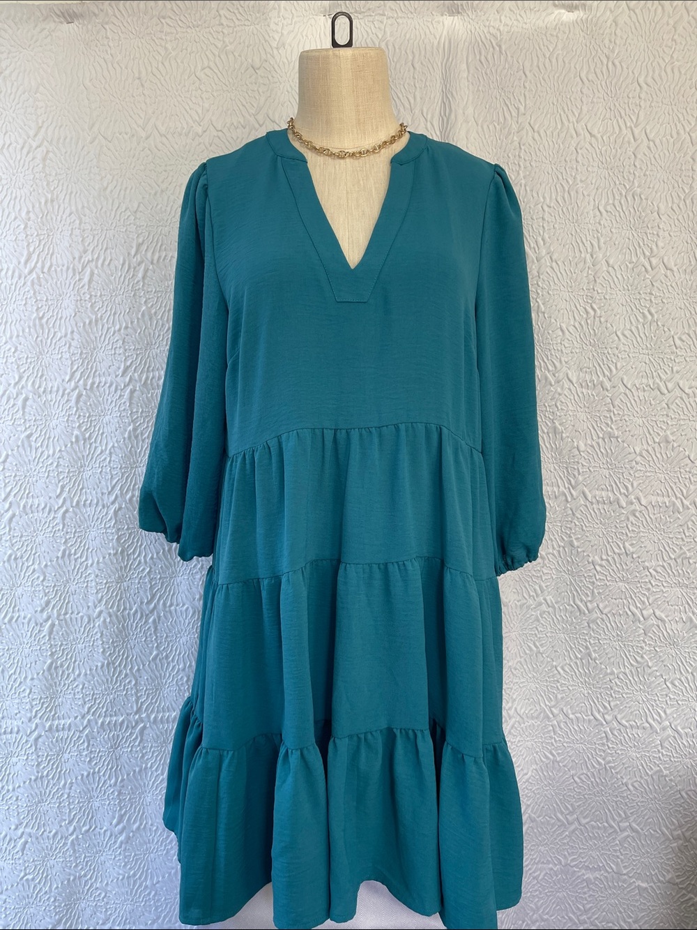 Rachel Zoe Turquoise V-Neck Tunic